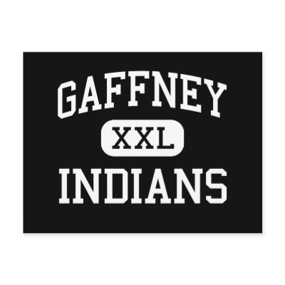 Gaffney - Indians - High - Gaffney South Carolina Postcards by customteamsportswear