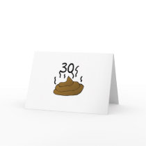 Gag Gift "30th Birthday" Greeting Card