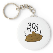 Gag Gift "30th Birthday" Keychain