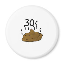 Gag Gift "30th Birthday" Refrigerator Magnets