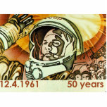 Gagarin Poster photo sculptures