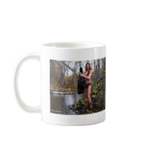 Gal Holding a Beaver Mug