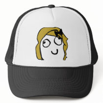 gal meme mesh hats