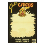 Gala puppet circus Clowns Card
