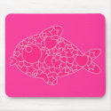 Galactic Fish 201009 Pink mousepads