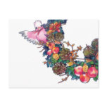Galah with Christmas C postcards