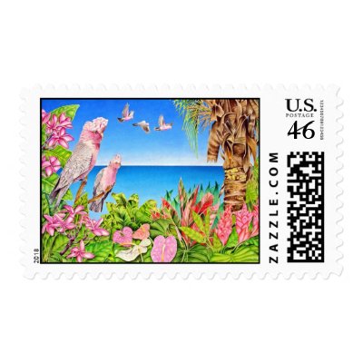 Galahs Stamps by joeyartist