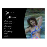 GALATEA AND LEUCOTEA black white pink blue green Business Card Templates
