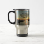GALATIANS 5 SUNSET PHOTO STAINLESS STEEL TRAVEL MUG