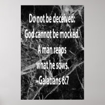 Galatians 6:7 print