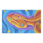 Galaxy Girl Rectangular Sticker