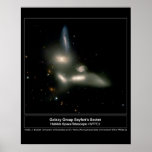Galaxy Group Sextet Hubble Telescope posters