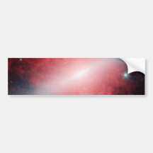 Galaxy M82 Infrared Spitzer Telescope Bumper Stickers