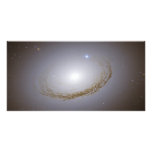 Galaxy NGC 7049 in the Constellation of Indus Photo Card