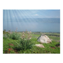 Galilee Sea Panoramic View Invitation