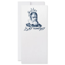 Galileo is My Homeboy Rack Card Design