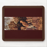Galitzine Triptych Left Wing: St. Jerome By Perugi Mouse Mat