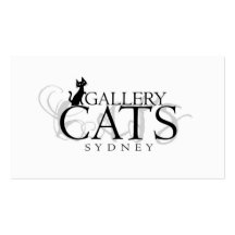 Gallery Cats Sydney (Laurie) - Biz Card Business Card