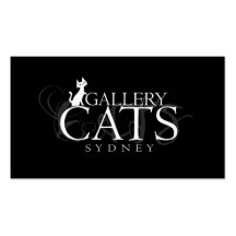 Gallery Cats Sydney (Petra) - Biz Card Business C Business Card Templates