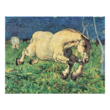 Galloping Horse by Giovanni Segantini Custom Announcement