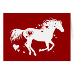 Galloping Horse Valentine's Day Card