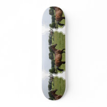 Galloping Thoroughbred  Skateboard