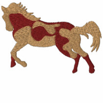 Galloping Wild Horse Embroidered Shirt