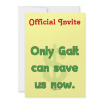 Galt Save Us Personalized Announcements