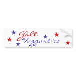 Galt Taggart '12 bumper stickers