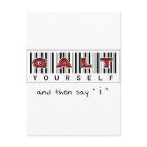 GALT YOURSELF logo Post Card