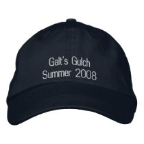 Galt's Gulch Embroidered Baseball Caps
