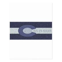 Galt's Gulch - Steel Blue Combo Design Postcard