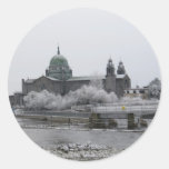 Galway Cathedral in frost Sticker