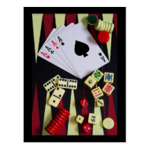gambler post card