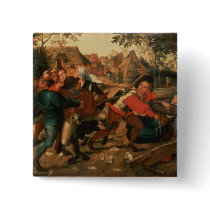Gamblers Quarrelling Button