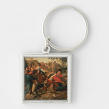 Gamblers Quarrelling Key Chain