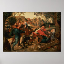 Gamblers Quarrelling Print