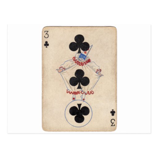 Gambling Clown Postcards