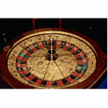 Gambling, roulette photo sculptures