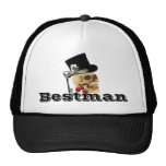 Gambling skull bestman trucker hats