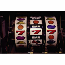 Gambling, slot machines photo cutouts