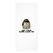 Game Face Geisha (Retro Avatar) Custom Rack Cards