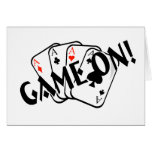 Game On (Aces) Greeting Cards