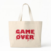 Game over tote bags