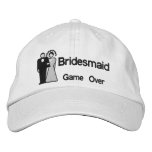 Game Over - Bridesmaid embroidered hats