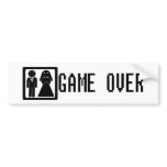 Game Over Bumper Sticker