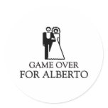 Game Over For Alberto stickers