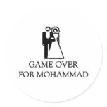Game Over For Mohammad stickers