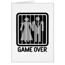 Game Over Greeting Card