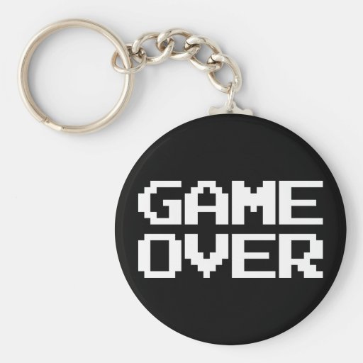 Game Over Keychain